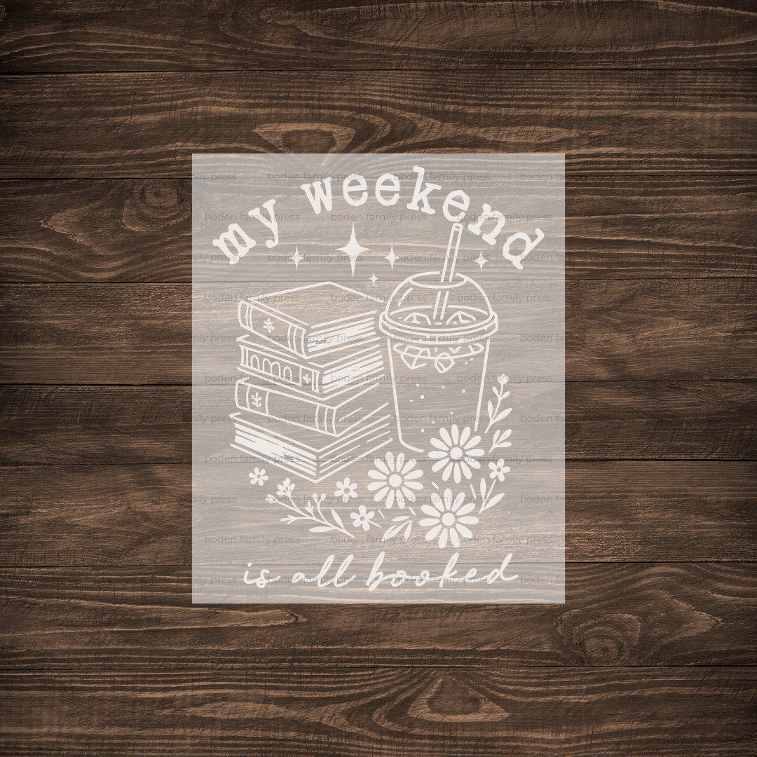"Booked Weekend" Print
