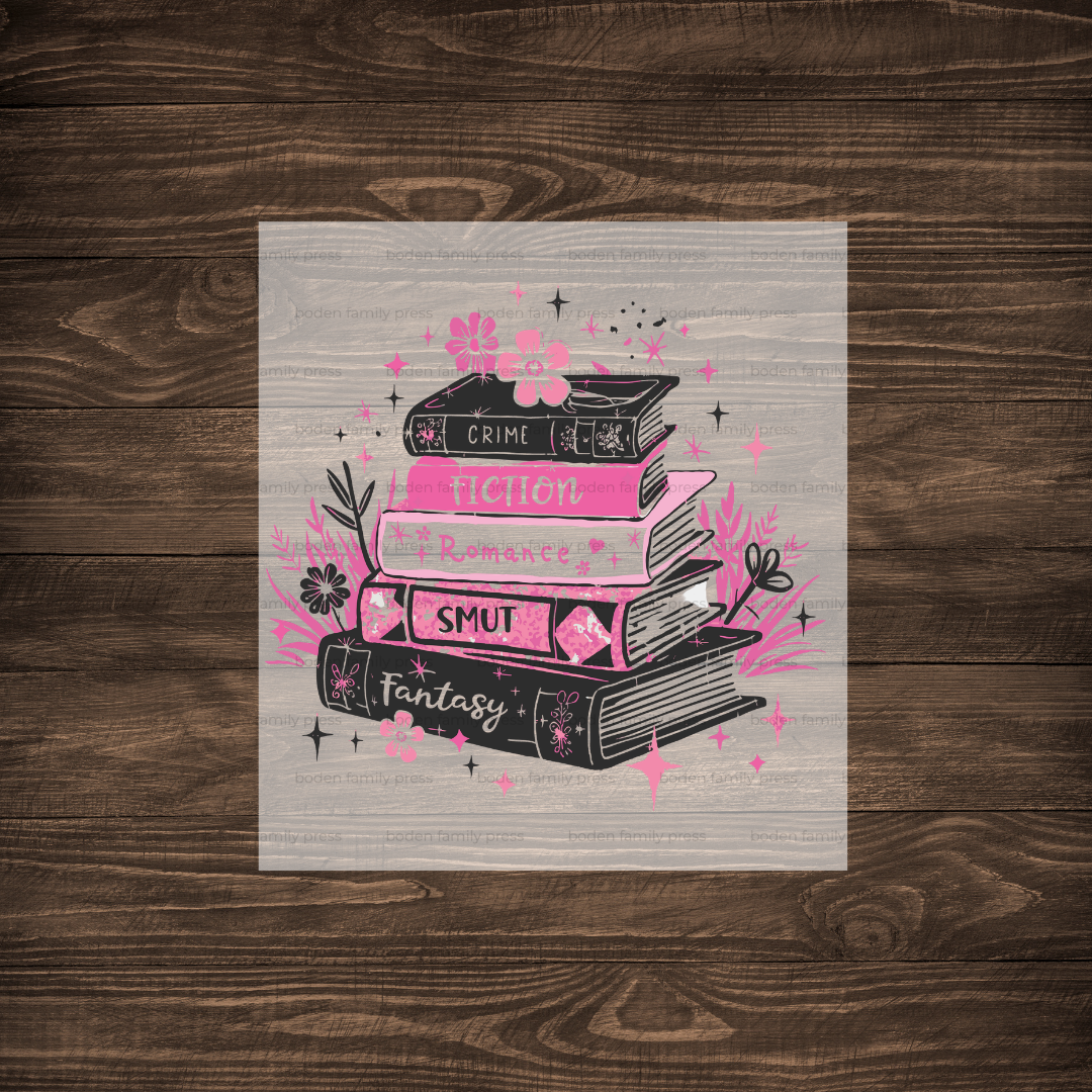 "Book Stack" Print