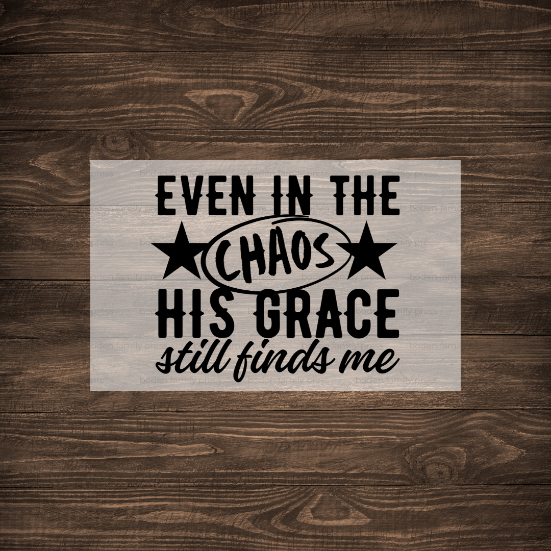 "Chaos and Grace" Print