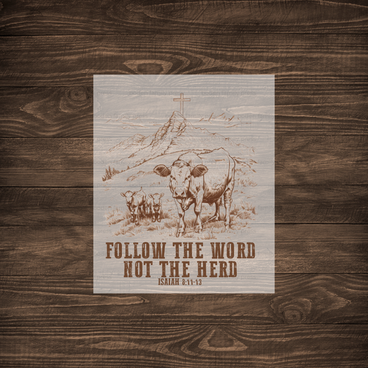 "Follow the Word" Print
