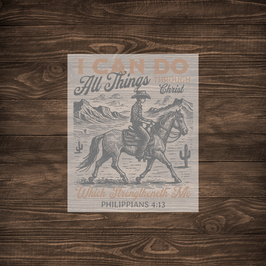 "All Things" Cowboy Print